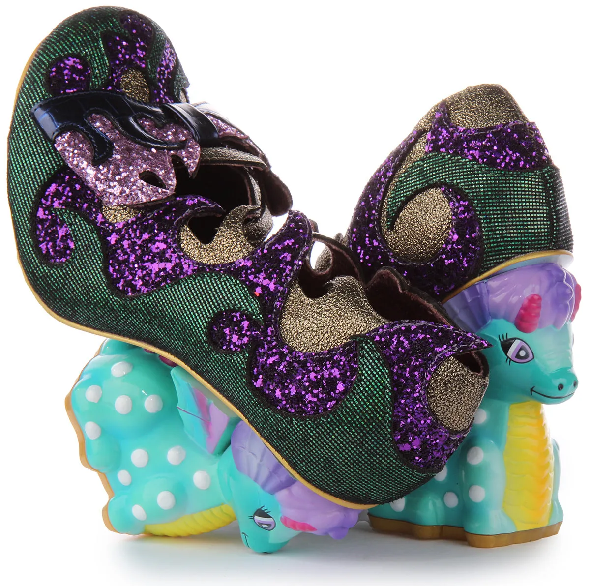 Irregular Choice Dragons Lair In Green Multi For Women