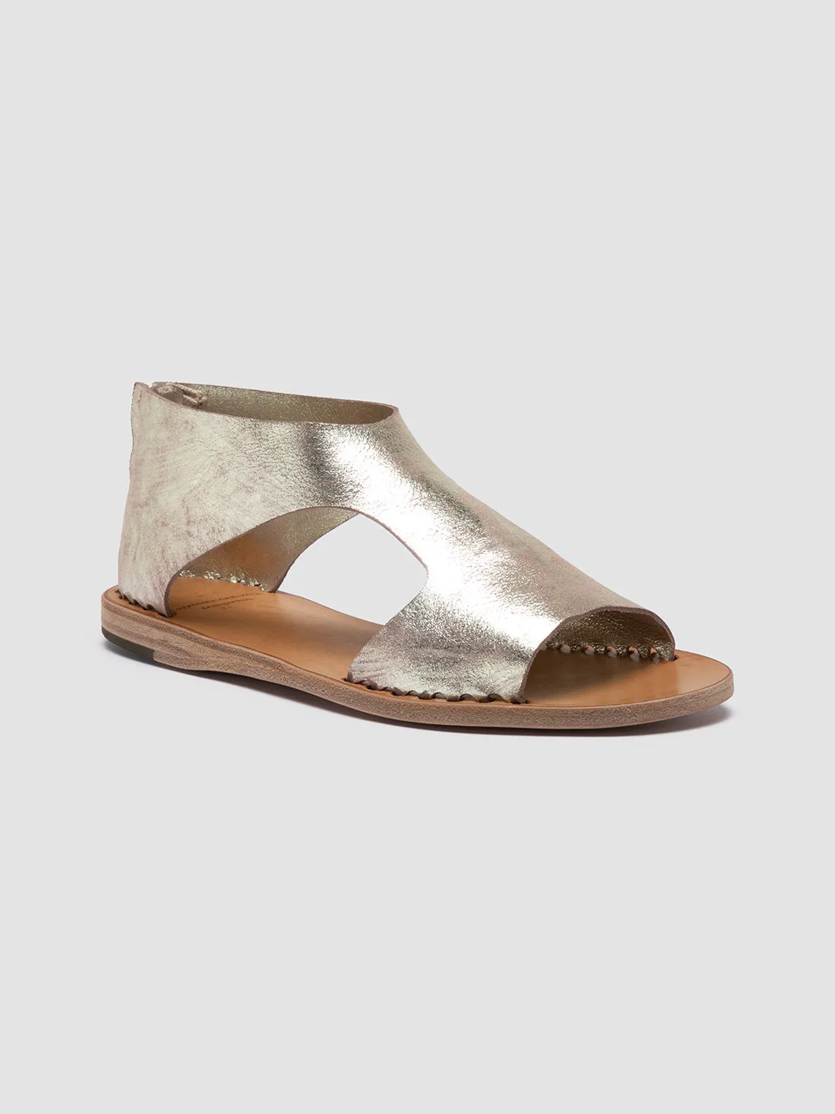 ITACA 047 - Platinum Leather Sandals