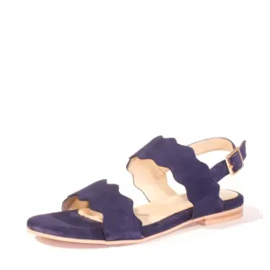 Jarden Suede Scallop Sandals