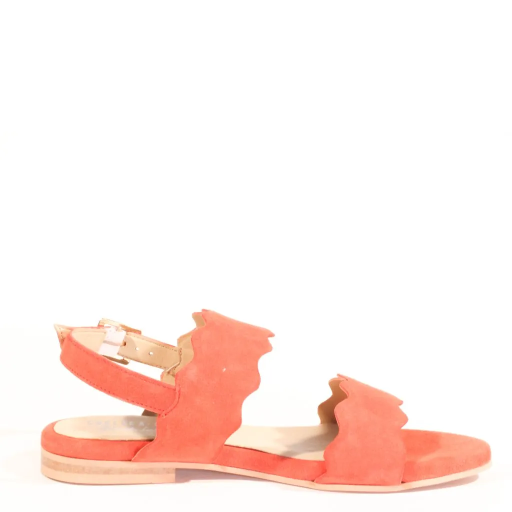 Jarden Suede Scallop Sandals