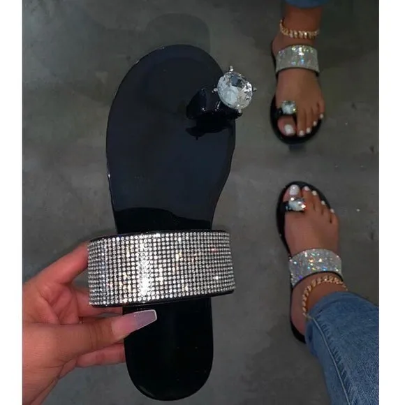 Joselyn Diamond Single Toe Sandals