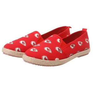 Kansas City Chiefs NFL Womens Canvas Espadrille Shoes