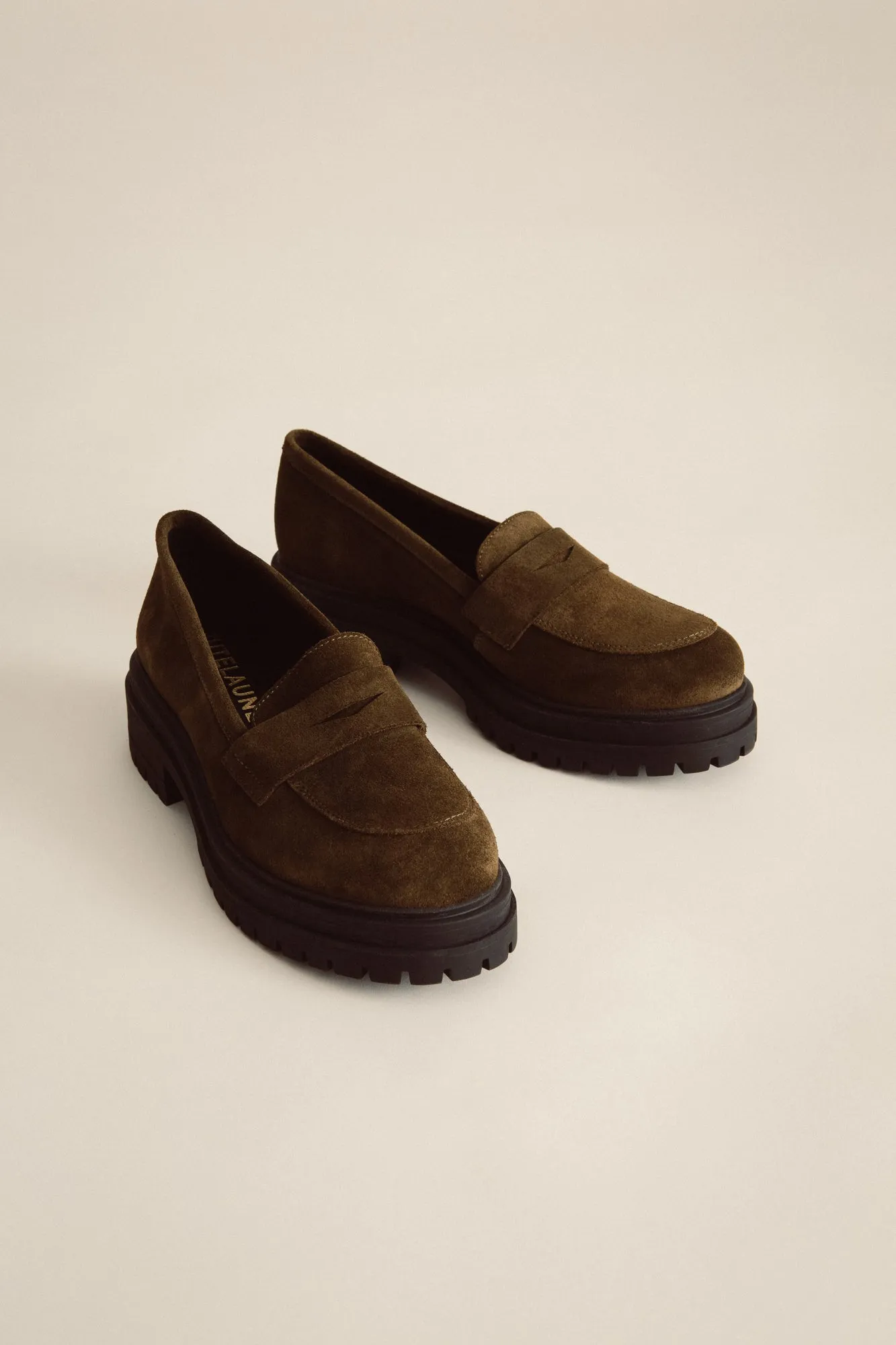 Khaki Moccasins