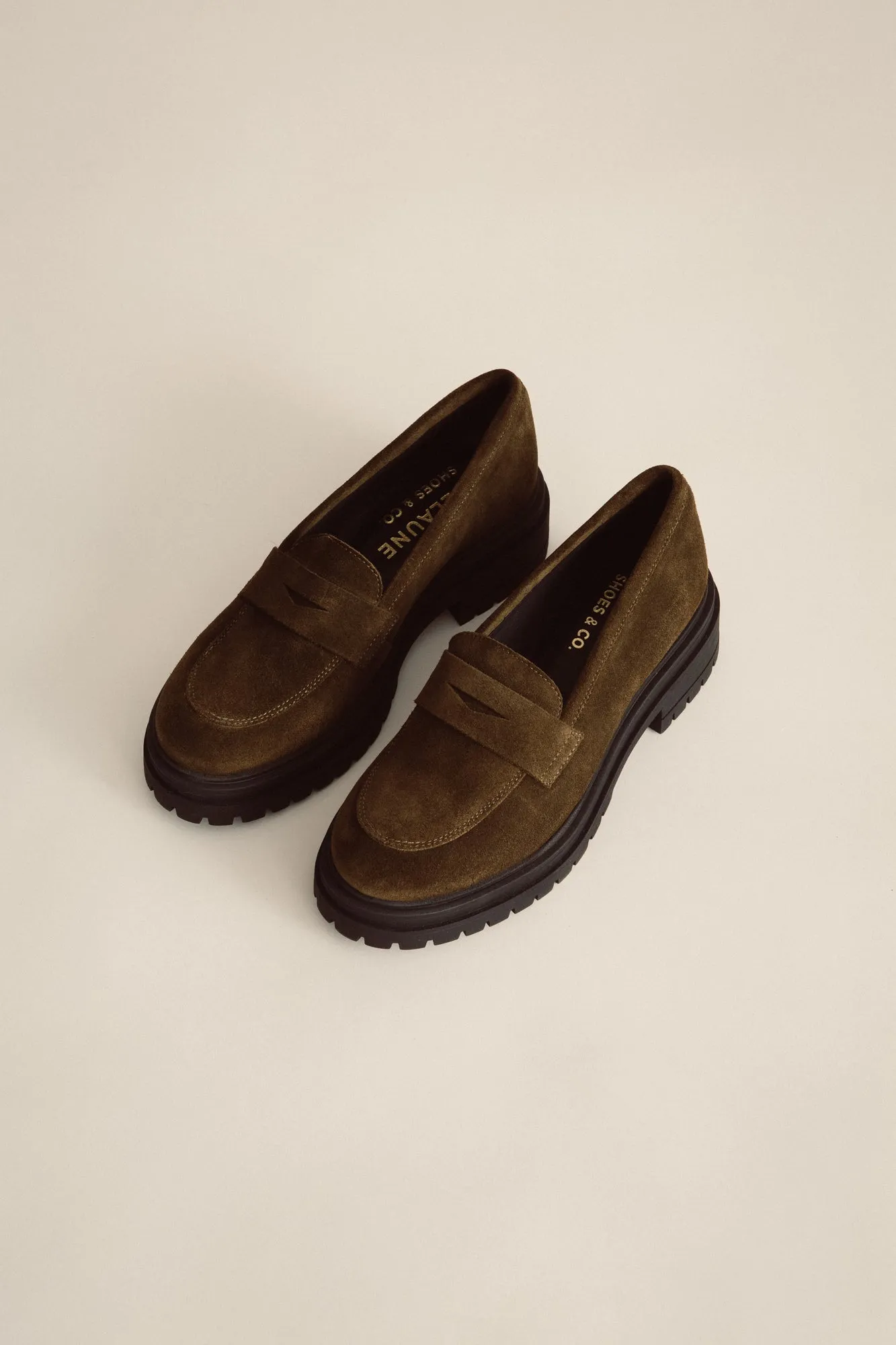 Khaki Moccasins