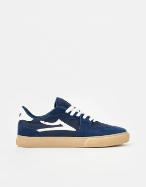 Lakai York Skate Shoes - Navy/Gum Suede