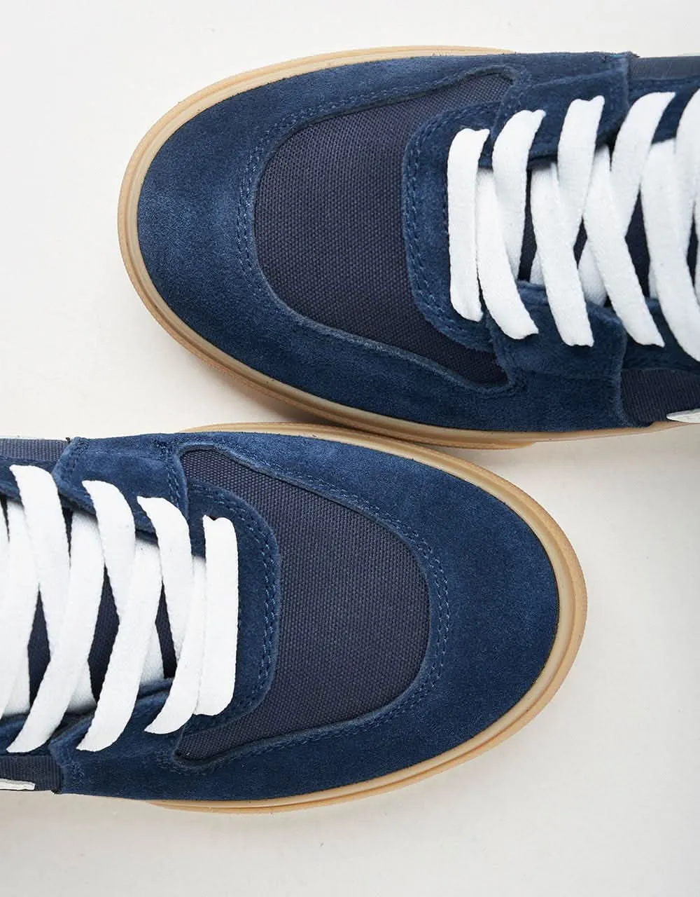 Lakai York Skate Shoes - Navy/Gum Suede