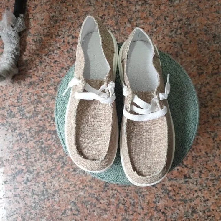 Large size Canvas Women's Single Shoes Casual