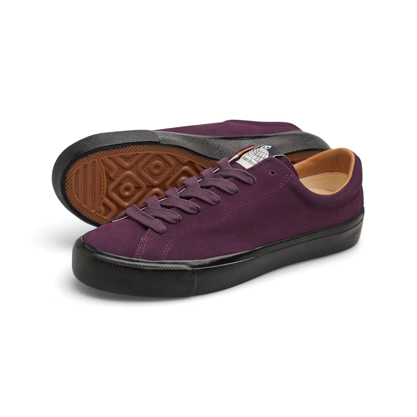 Last Resort AB VM003 Suede Lo Skate Shoes - Plum / Black