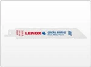 Lenox 12129 6 Inch 10/14T General Purpose Cutting Reciprocating Blades (5 pack)