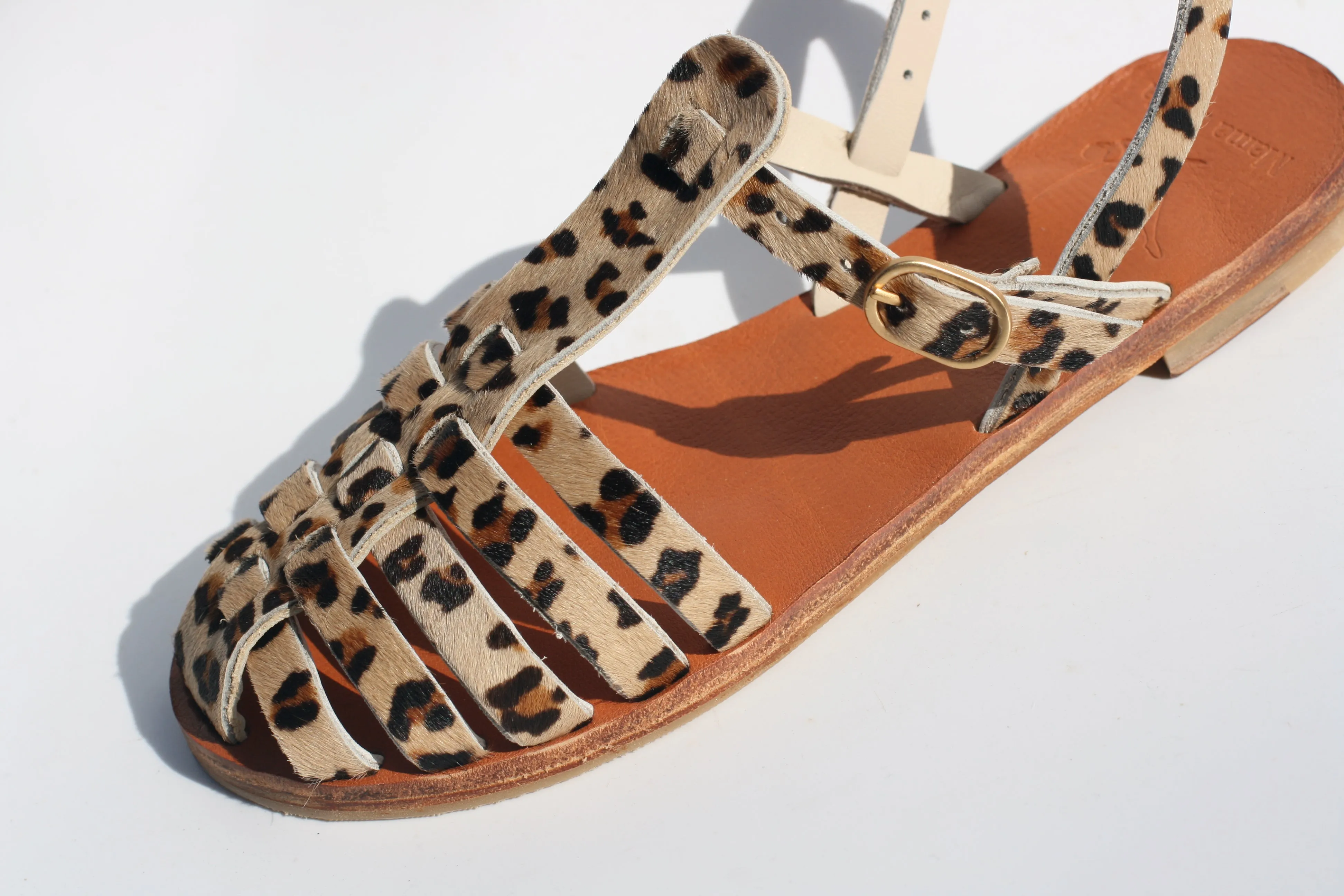 Leo - Camel Sole - Fisherman Sandals