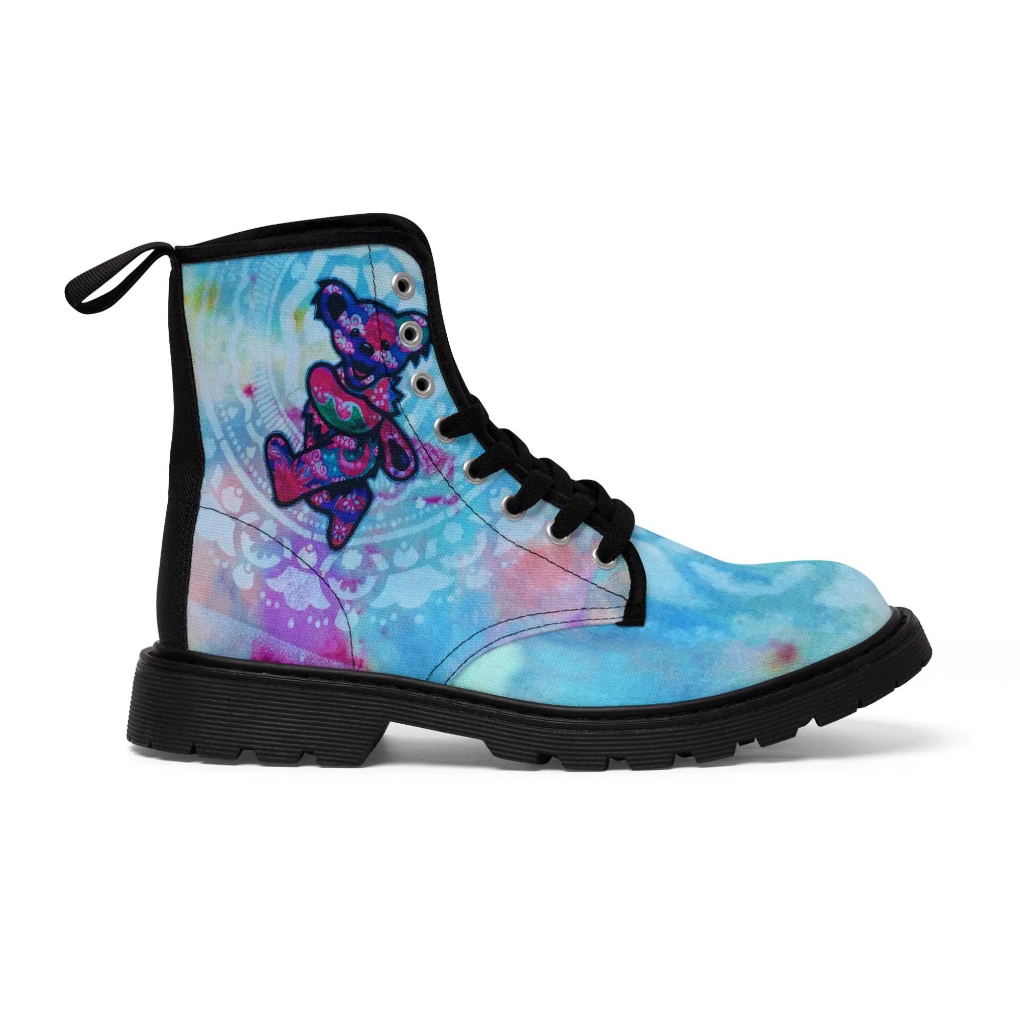 Marching Bear Canvas Boots