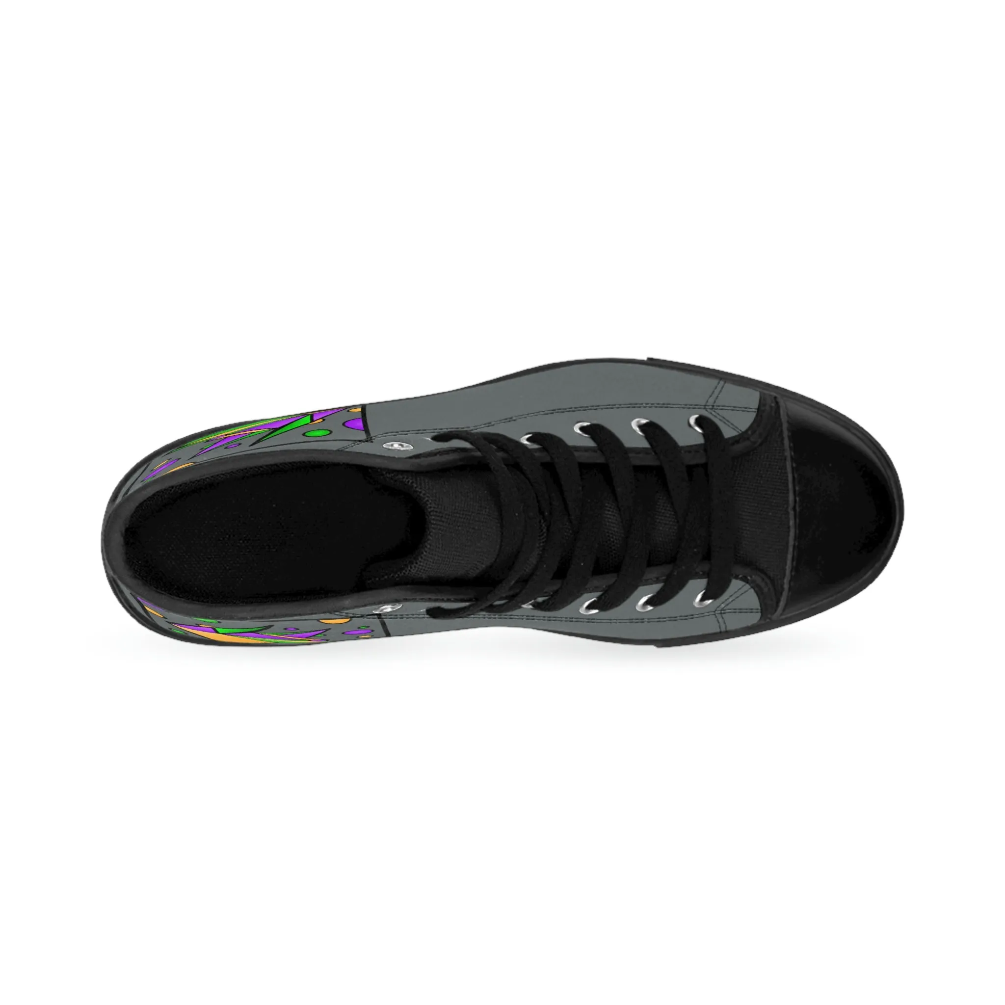 Mardi Gras Box Dog Men's Classic Sneakers