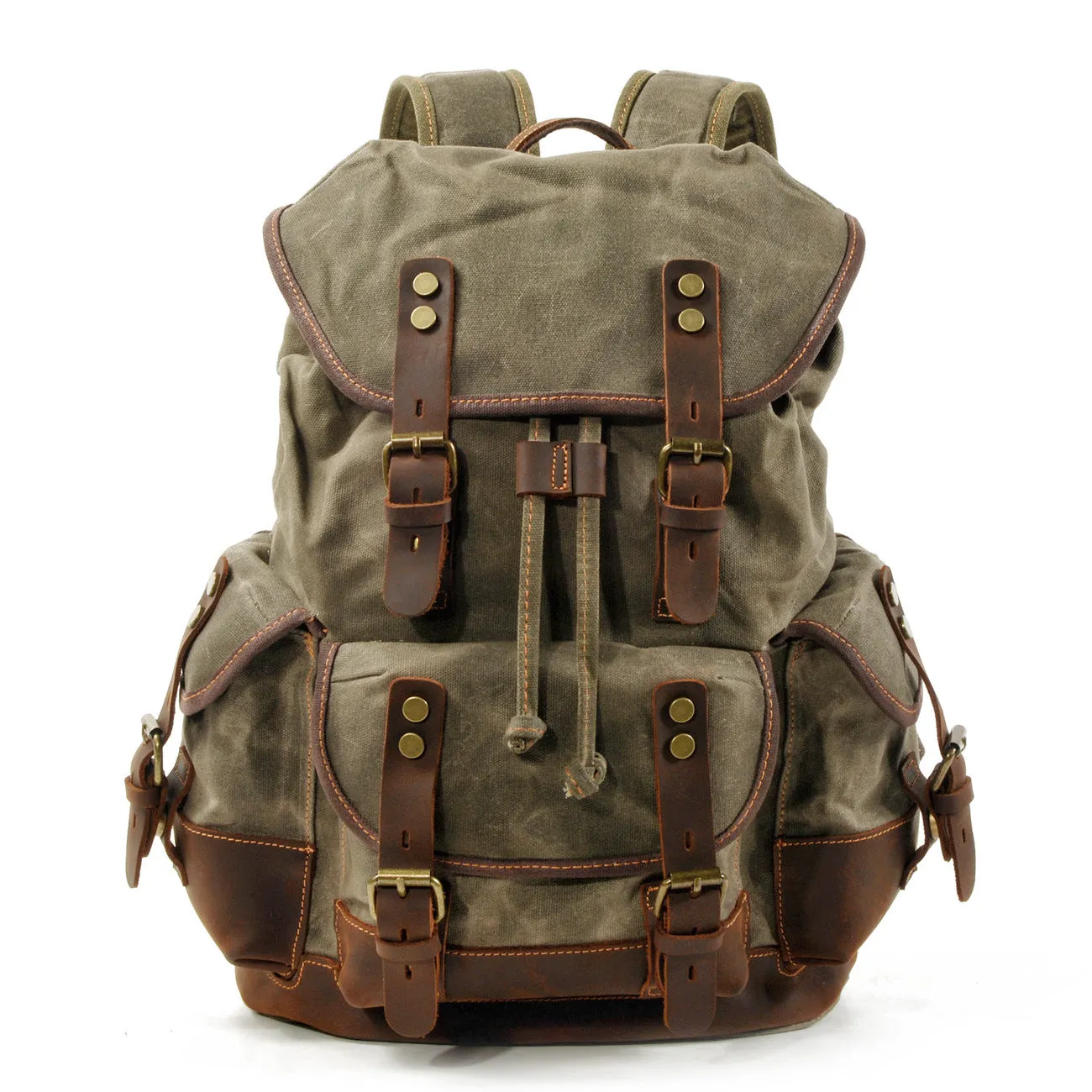 Men Canvas Backpack Bag, Travel Backpack Bag, Outdoor Backpack Large Capacity Bag Durable Schoolbag Bag For Birthday Gift