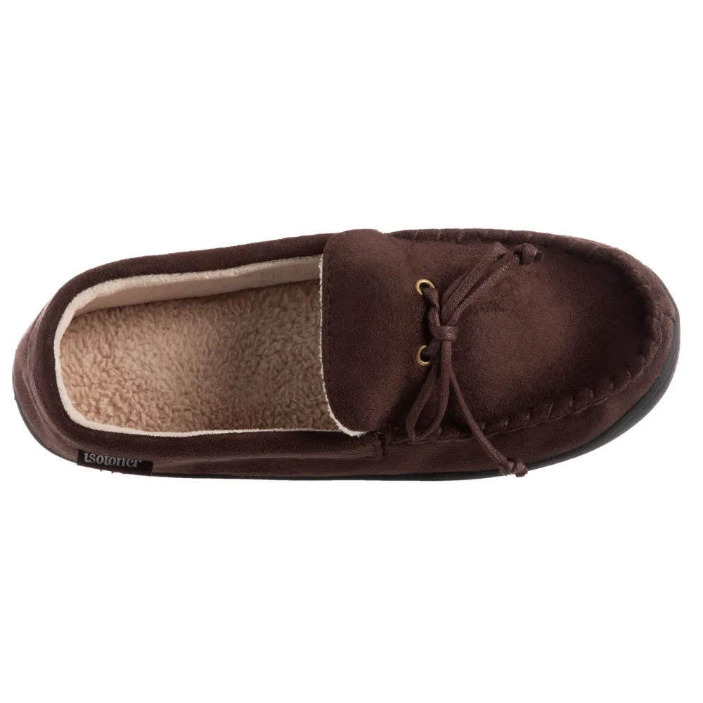 Men's Microsuede Whipstitch Moccasins