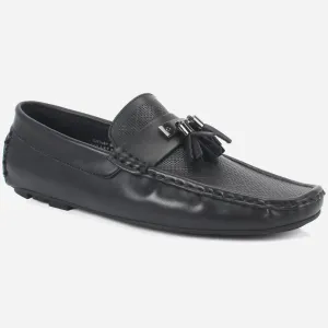 Mens "JAVEIR" Slip-on Buckled Moccasins Shoes