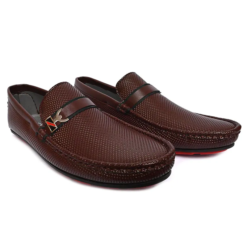 Men's Textured Moccasins - Metro-30401113