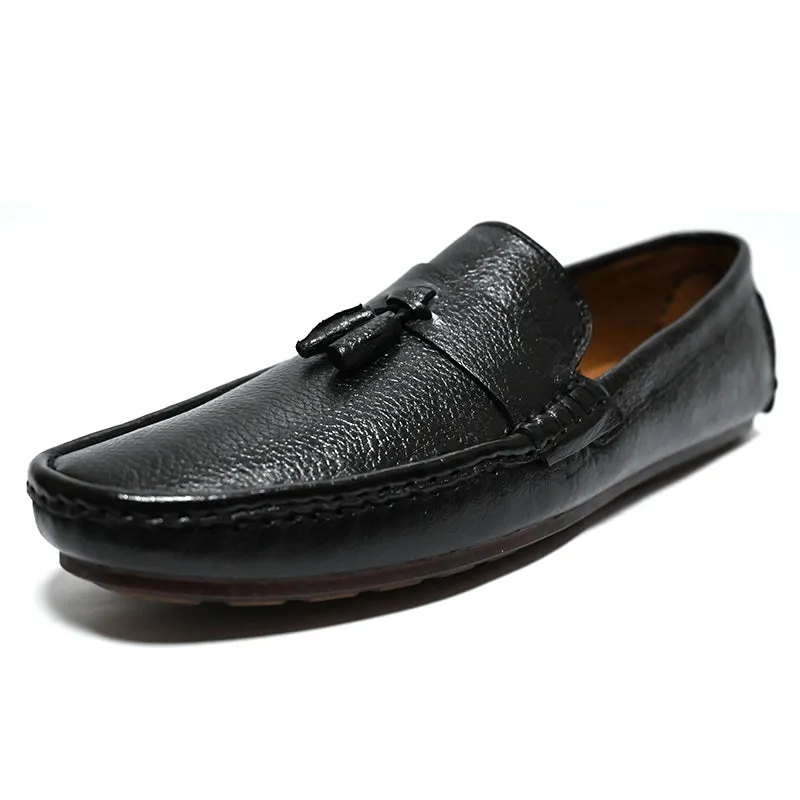 Men's Textured Moccasins - Metro-30401126