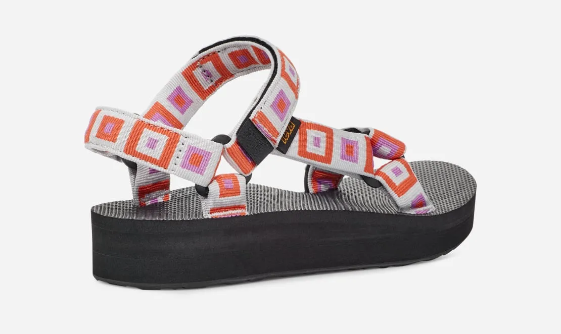 Midform Universal Sandal in Retro Squares Explore