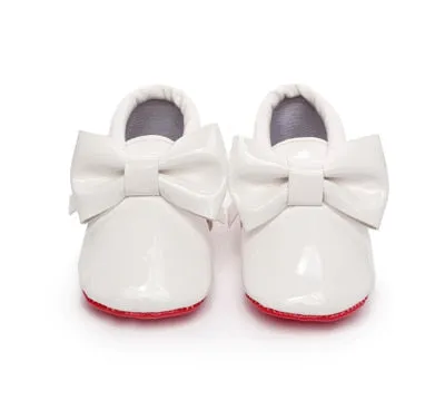 Mini Lou Bee Patent Moccasins