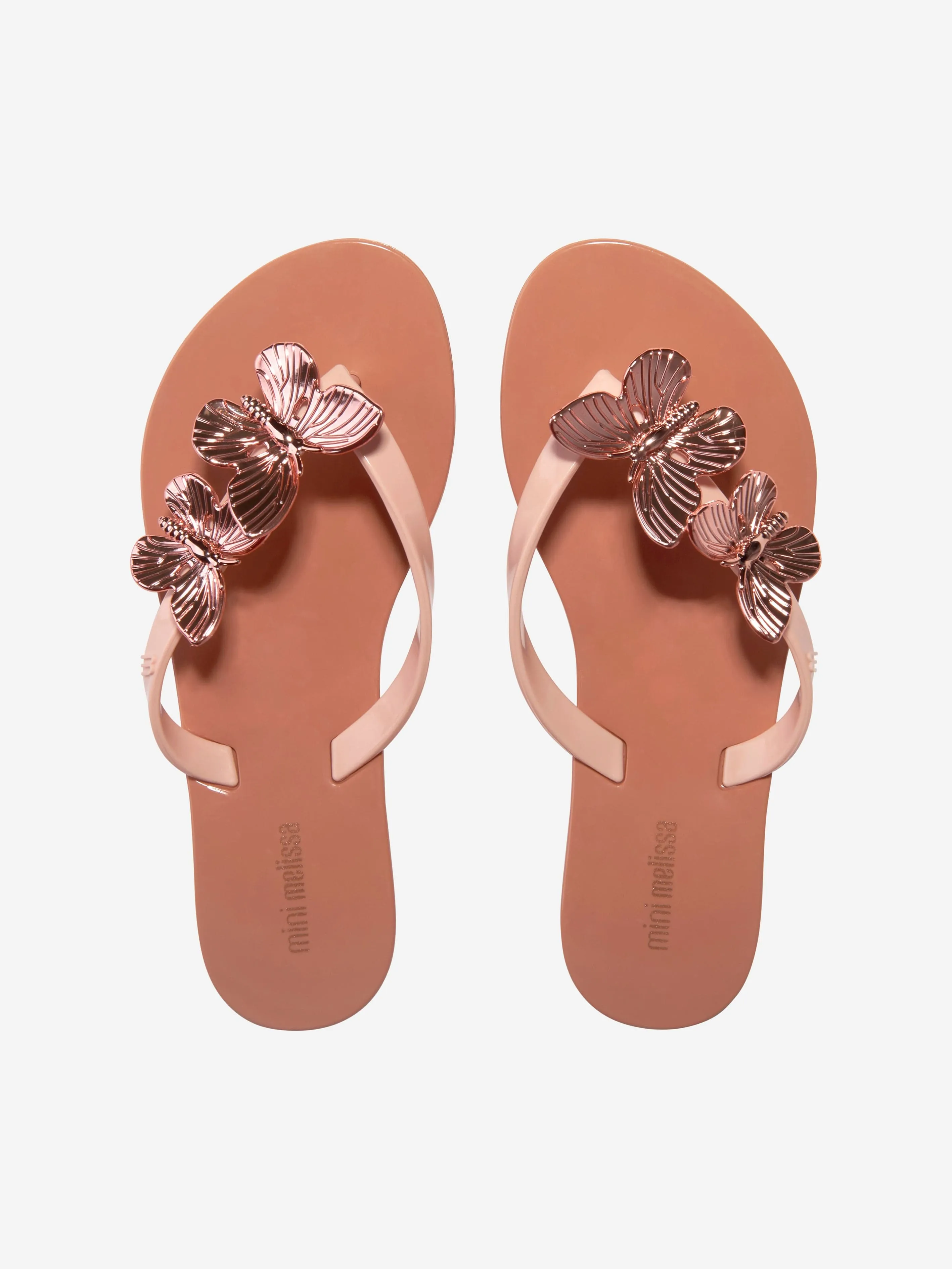 Mini Melissa Girls Harmonic Butterfly Jelly Flip Flops