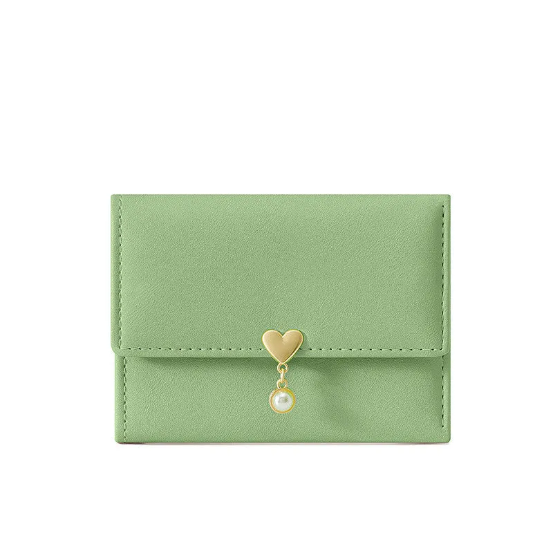 Mini Women's Cute Tri-fold Love Wallet