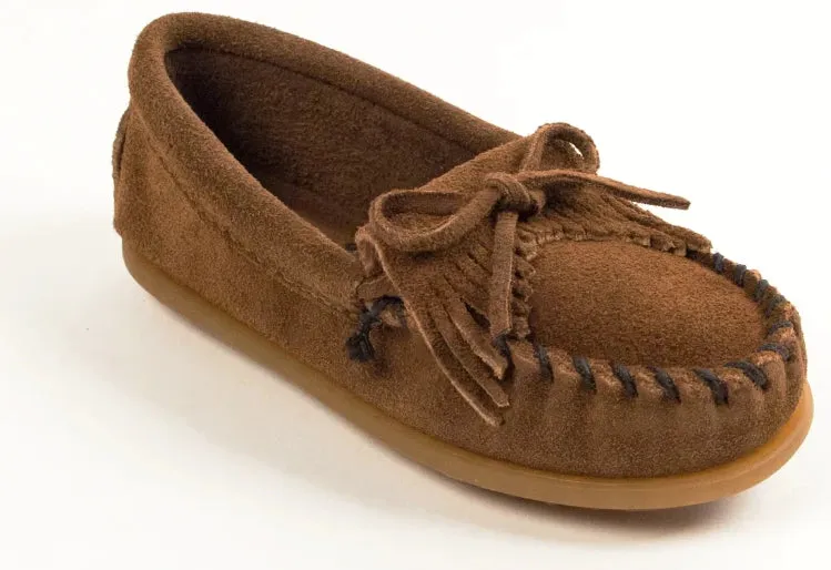 Minnetonka Kids' Kilty Hardsole Moccasin