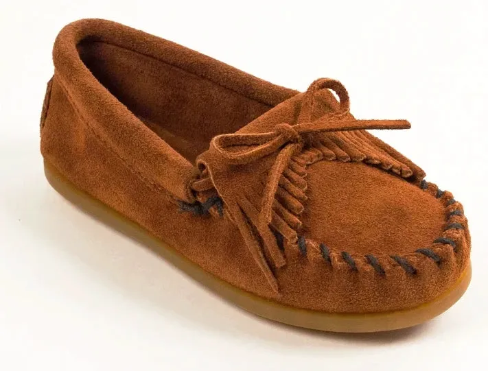 Minnetonka Kids' Kilty Hardsole Moccasin