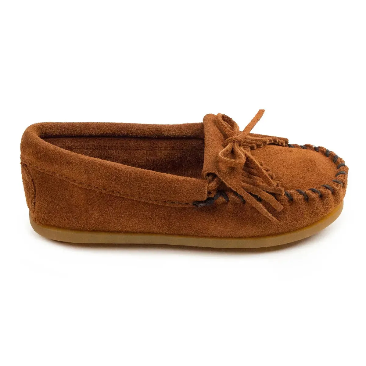 Minnetonka Kilty Hardsole Suede - Children's Moccasin