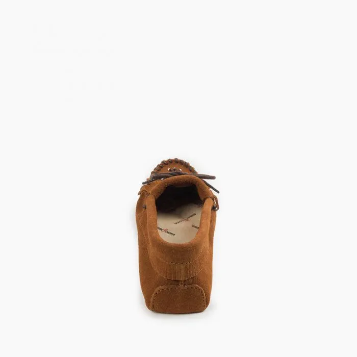 Minnetonka® Women's Thunderbird Beaded Soft Sole Suede Leather Moccasins