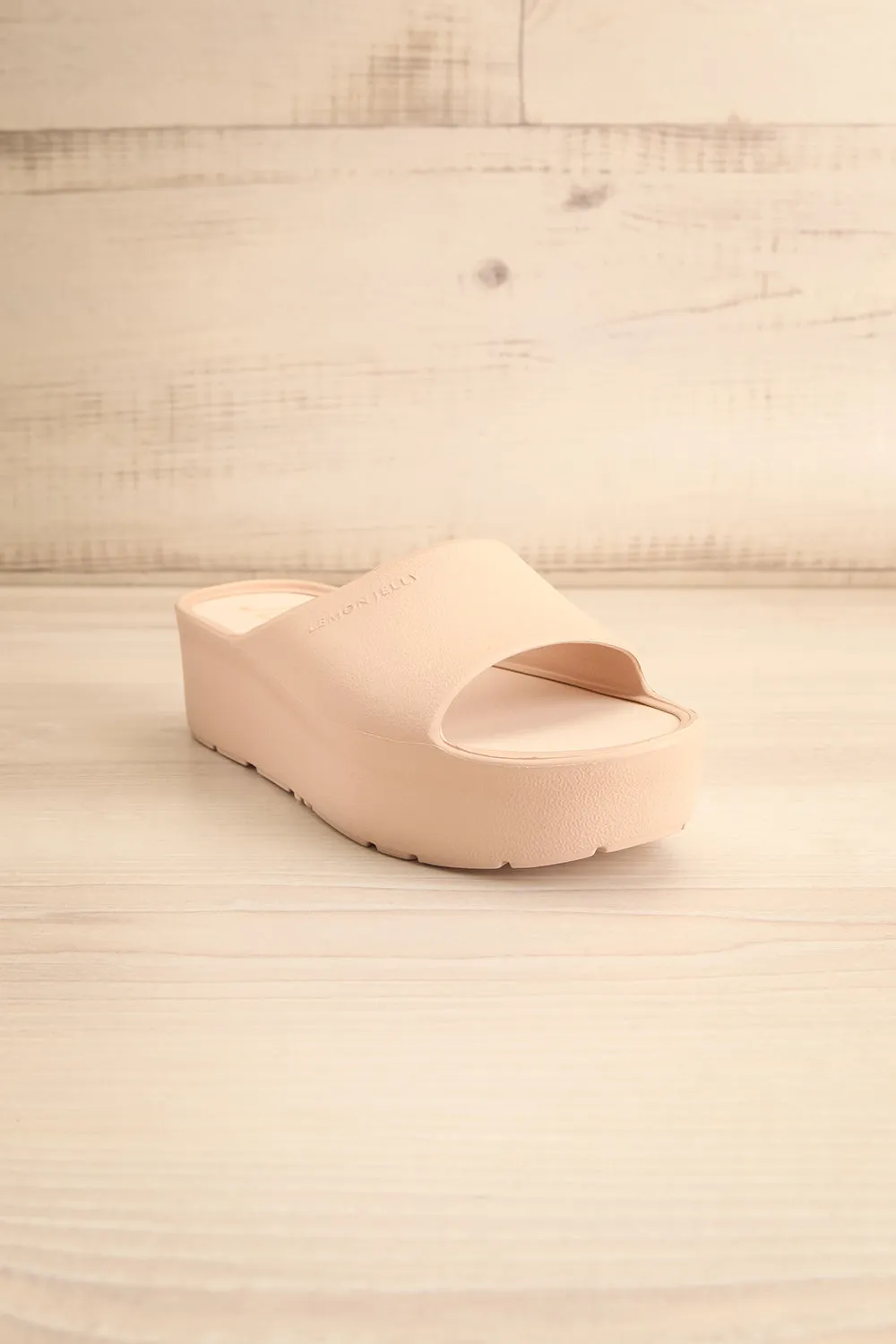 Muur Blush | Platform Slide Sandals