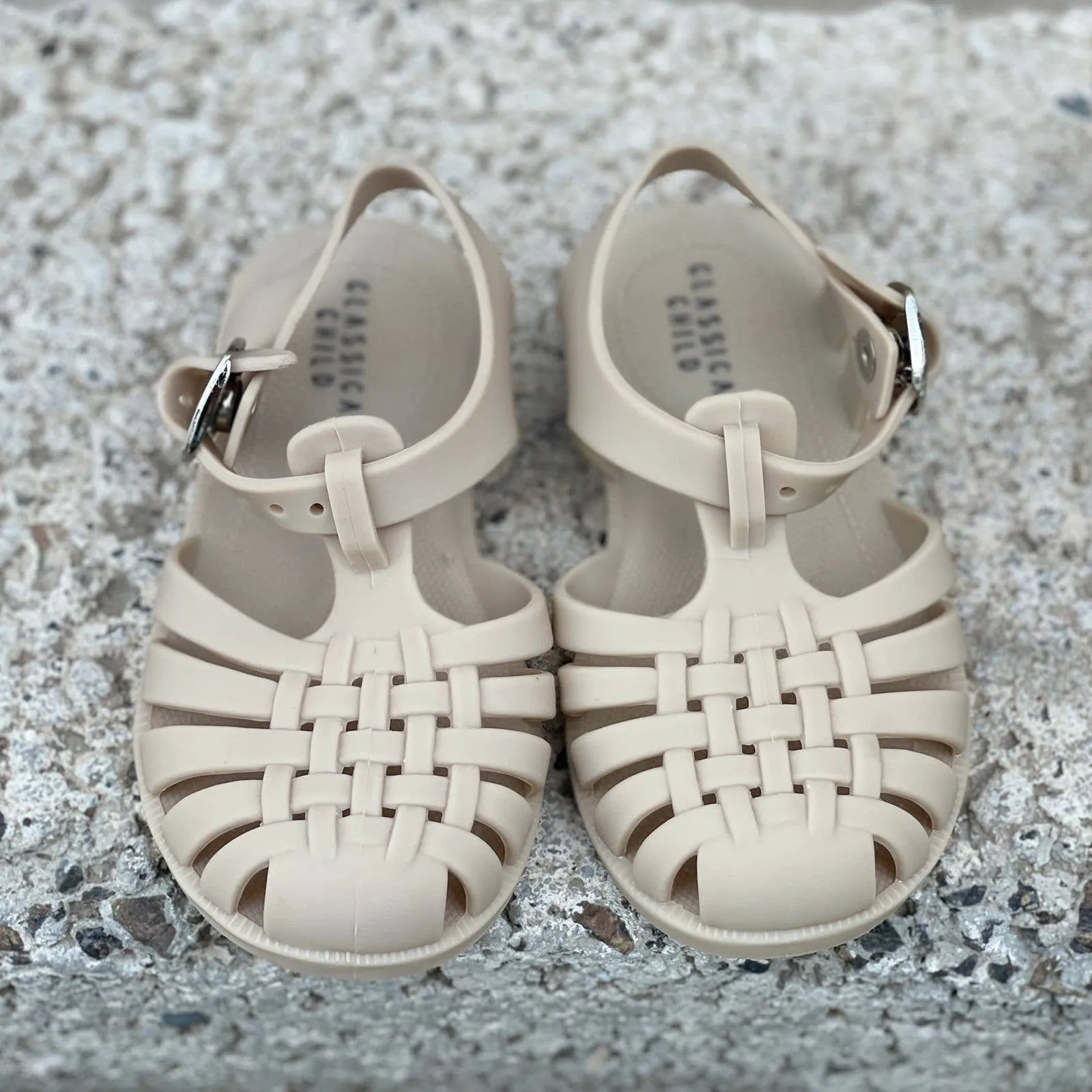 NEW!!  Jelly Shoes Beige