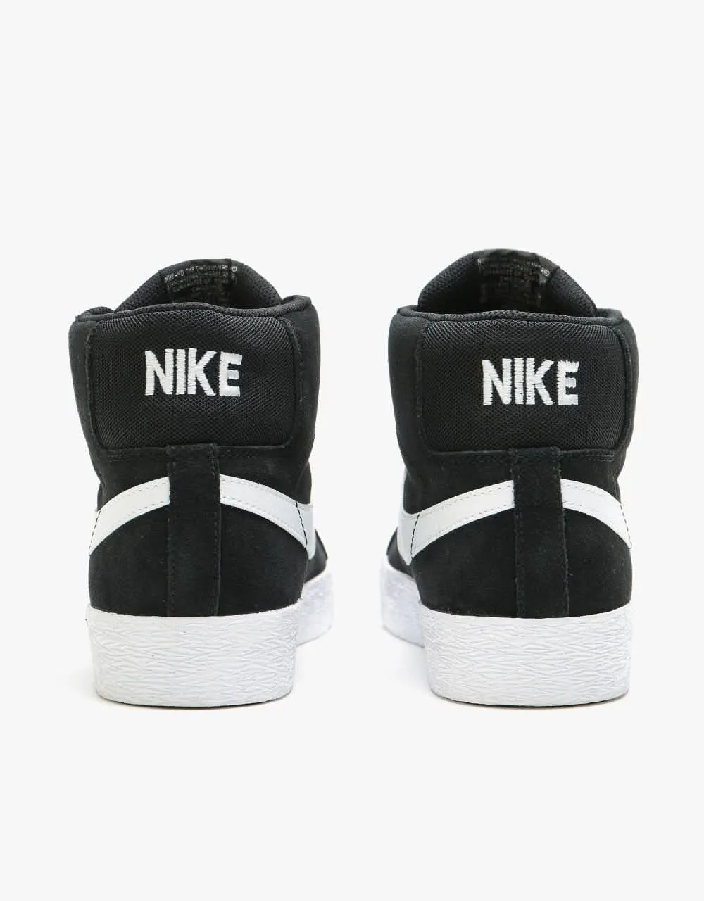 Nike SB Zoom Blazer Mid Skate Shoes - Black/White-White-White