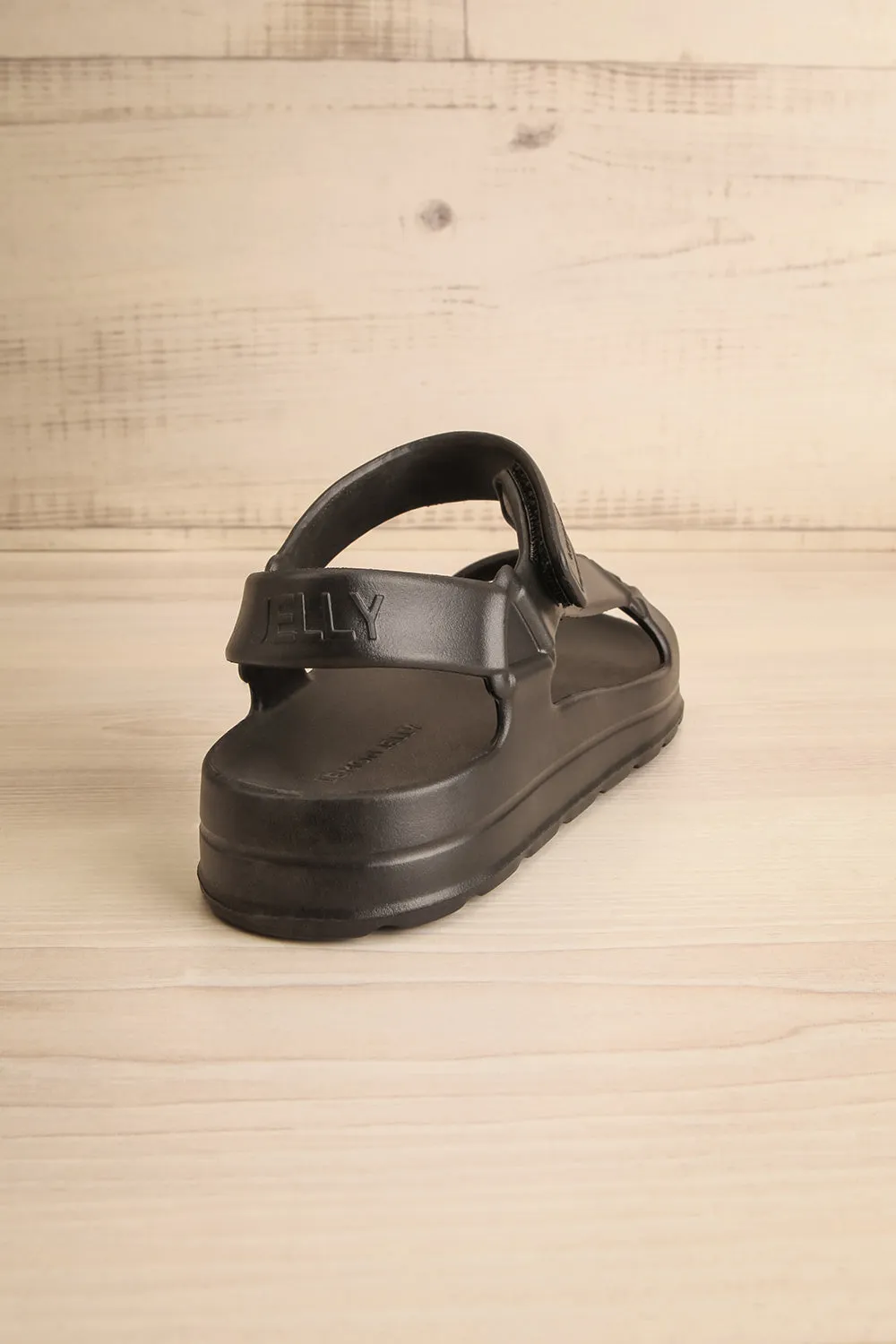 Nollah Black | Sandals w/ Velcro Closure