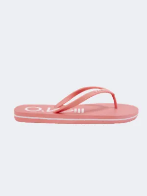 O&#39;Neill Profile Logo Women Beach Slippers Georgia Peach