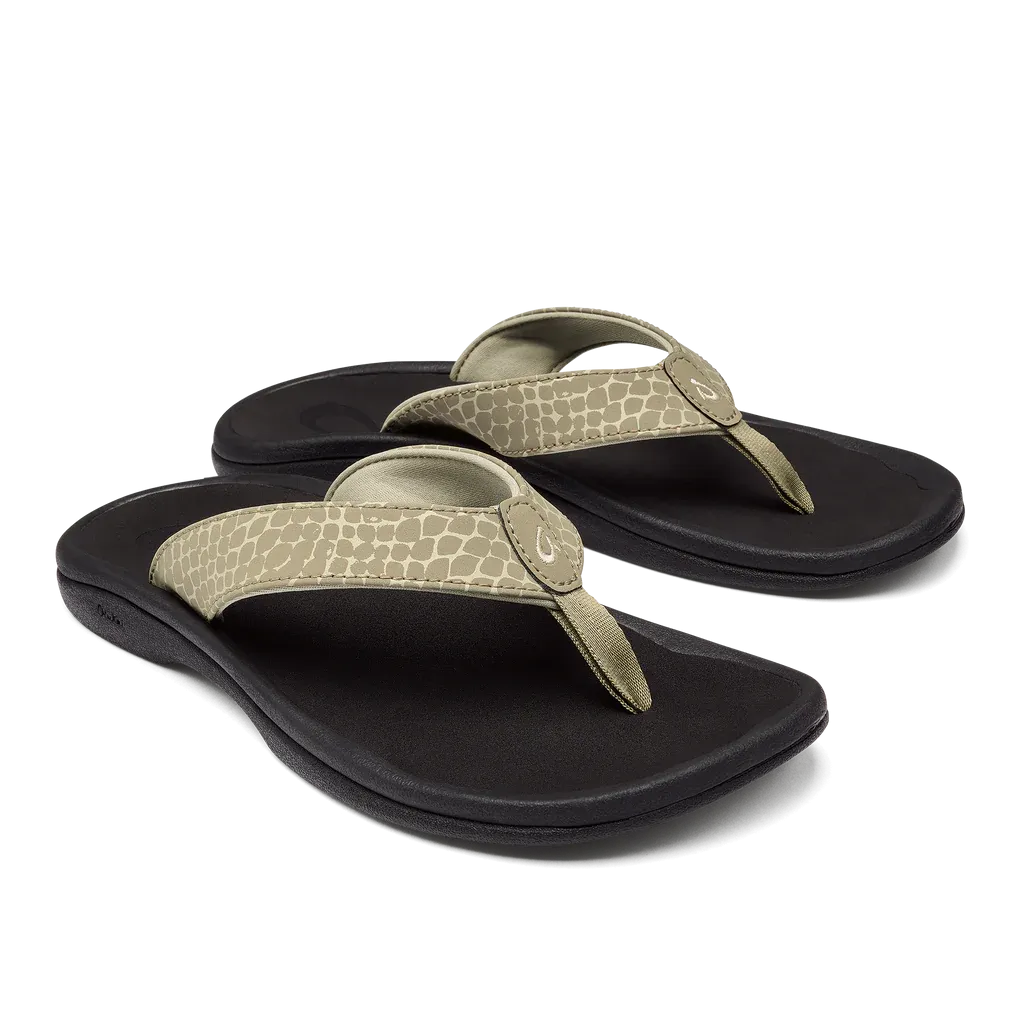 OluKai "Ohana Pa'i" Women's Beach Sandal- Slit/Mo'o