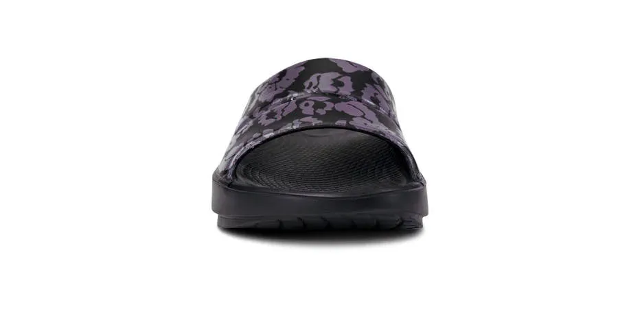 OOFOS Womens OOahh Limited Slide Midnight Tropics