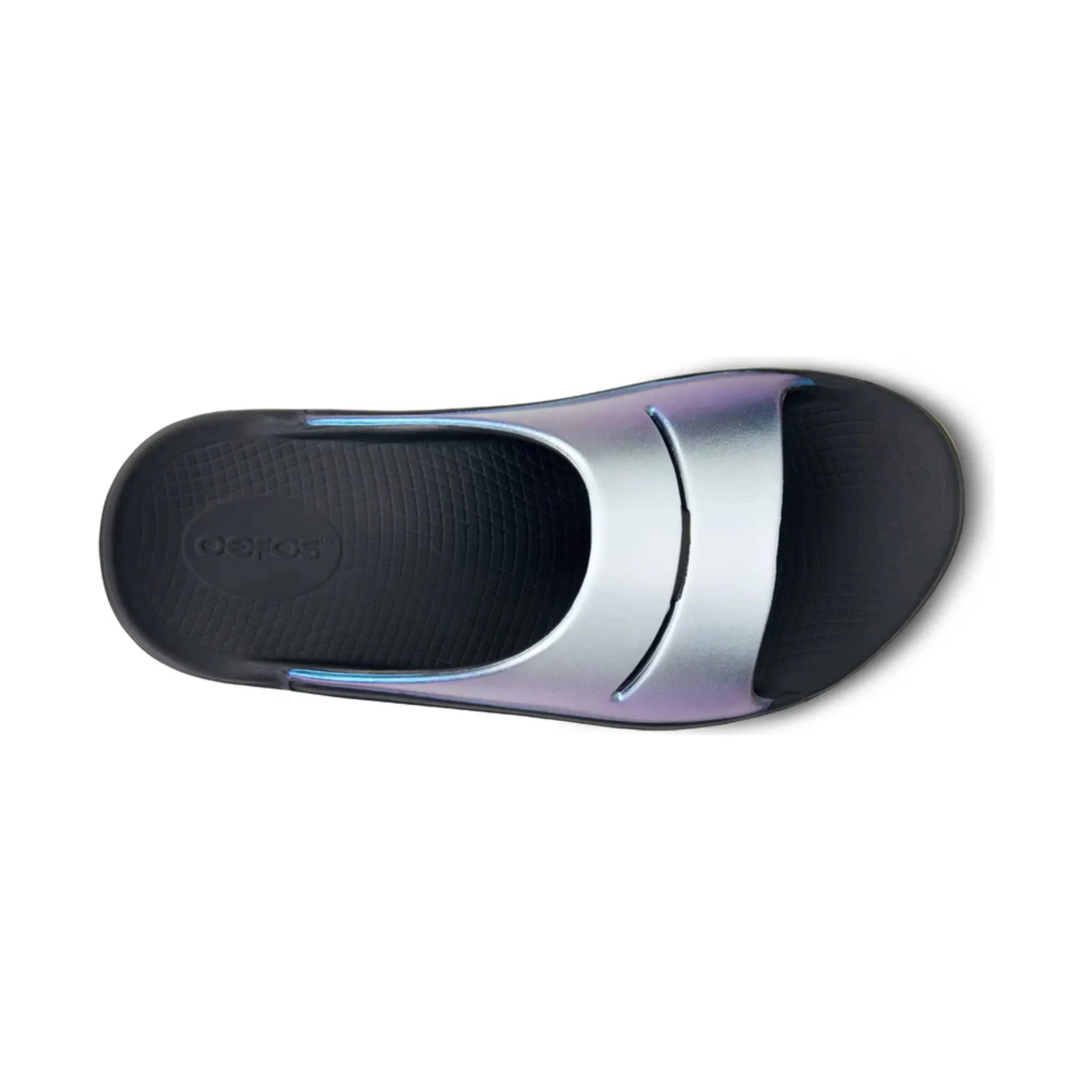 OOfos Women's OOahh Luxe Slide - Frost