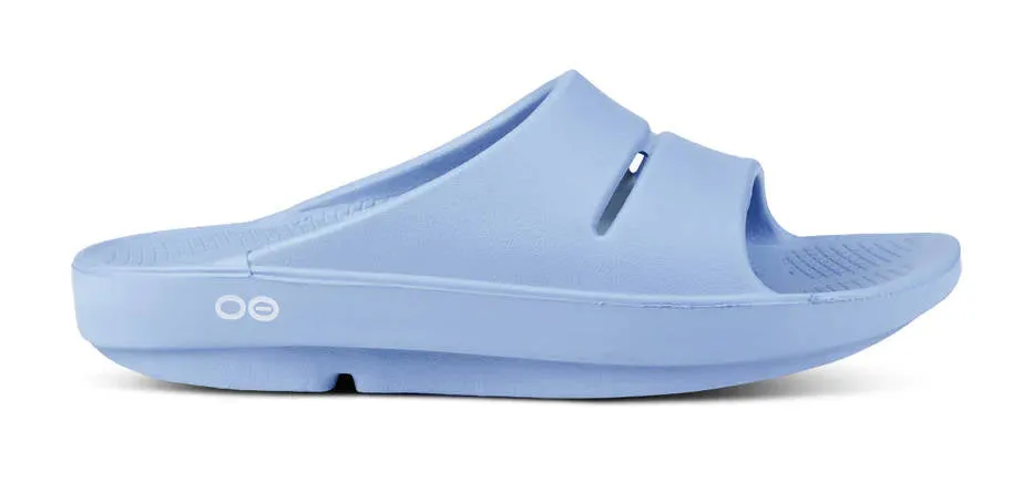 OOFOS Womens OOahh Slide Neptune Blue