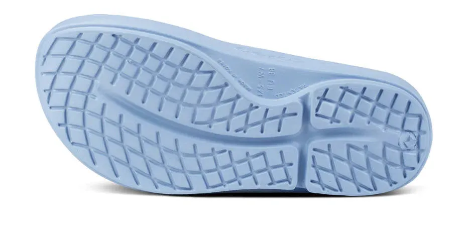 OOFOS Womens OOahh Slide Neptune Blue