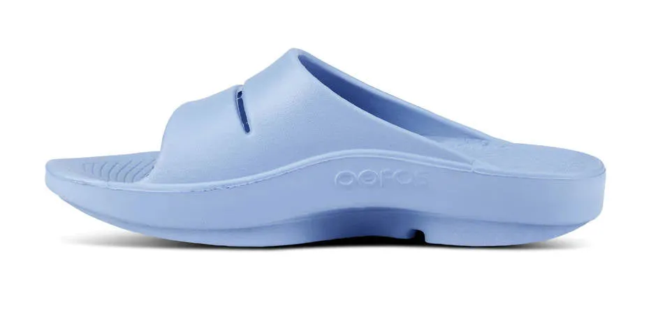 OOFOS Womens OOahh Slide Neptune Blue