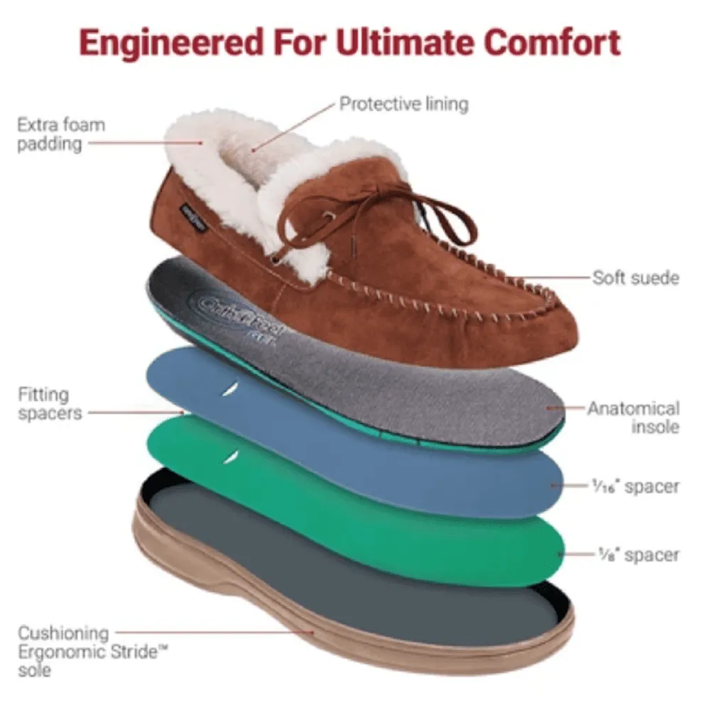 Orthofeet Men's Tuscany Moccasins