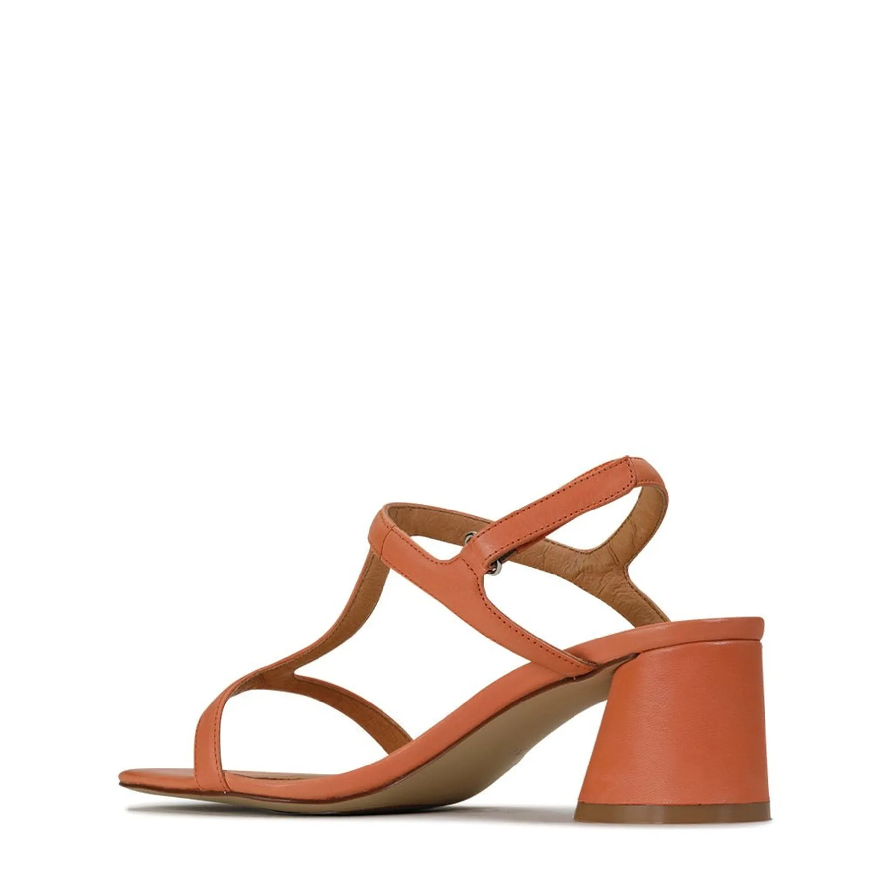 PETRAS LEATHER HEEL ARCHIVE SANDAL