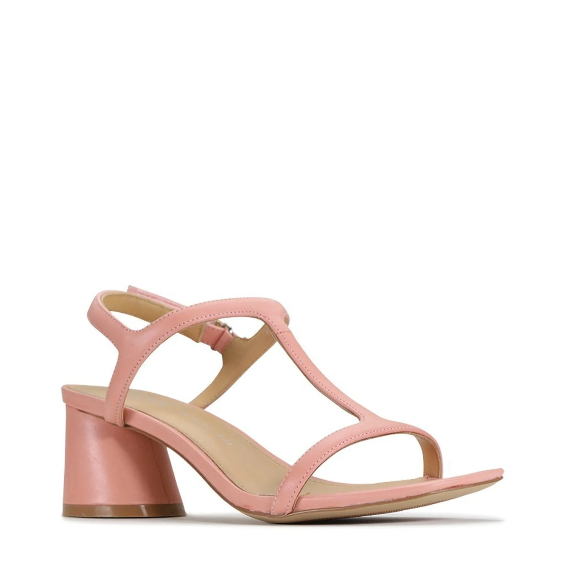 PETRAS LEATHER HEEL ARCHIVE SANDAL