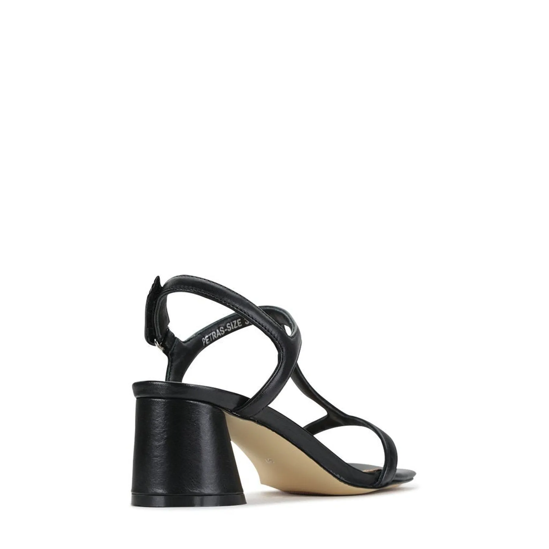 PETRAS LEATHER HEEL ARCHIVE SANDAL