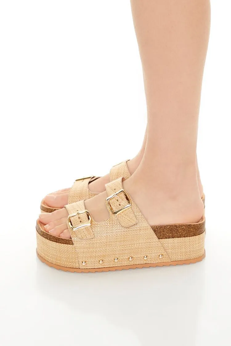 Platform Dual-Strap Sandals