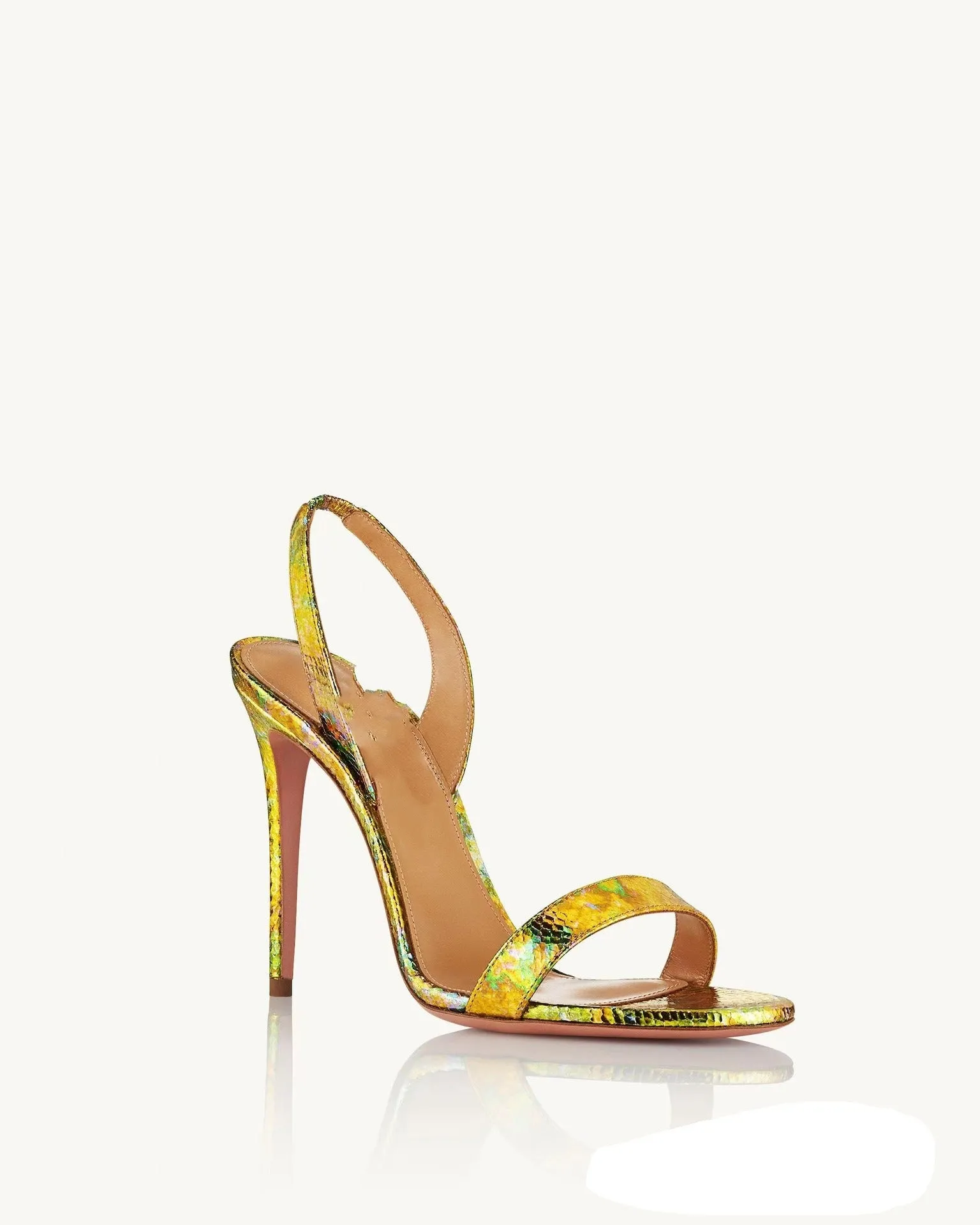 Pre Order:  Round Head Strip Stiletto Sandals