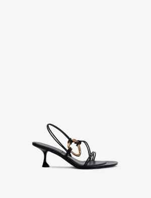 Proenza Schouler Hoop Slingback Sandals - Black