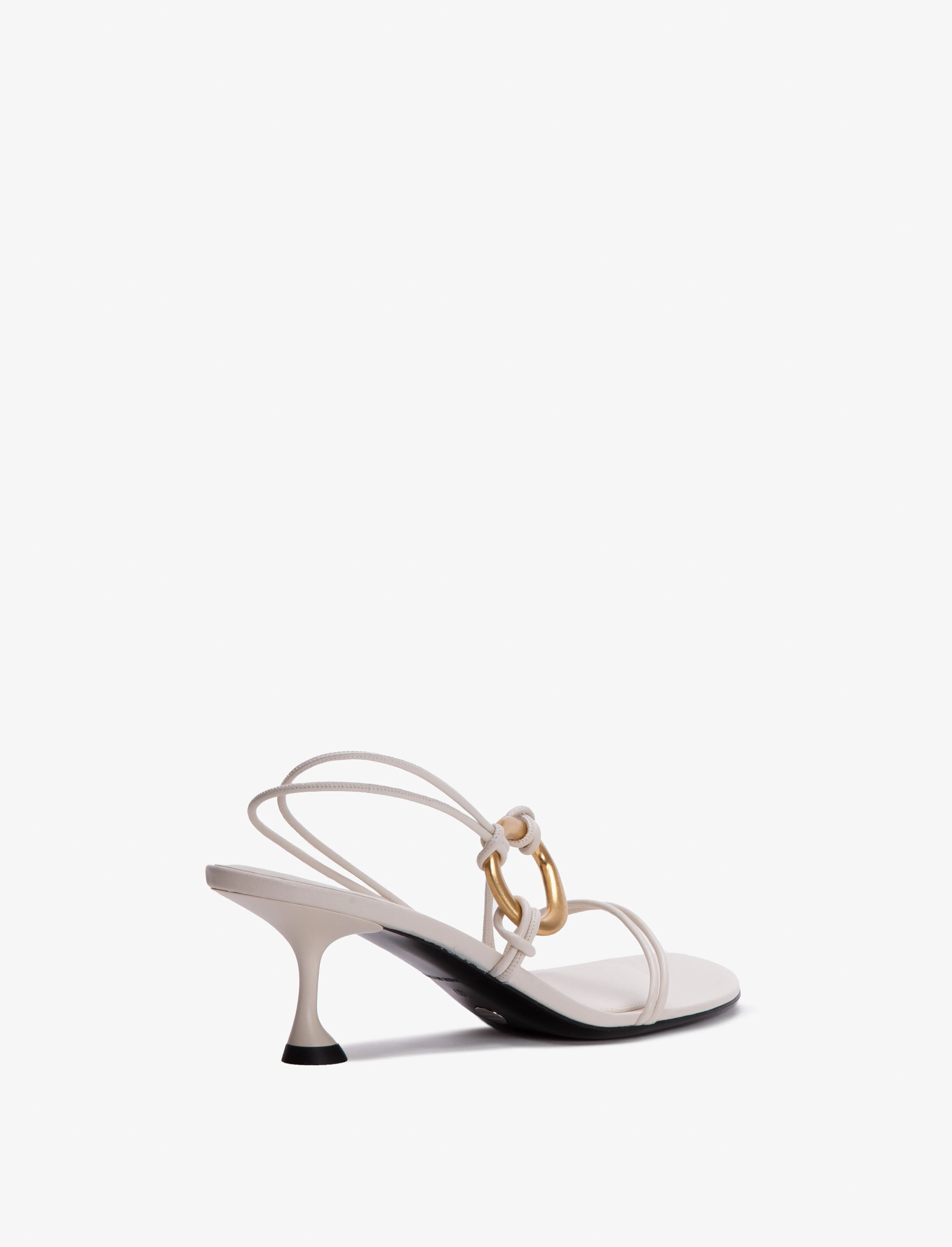 Proenza Schouler Hoop Slingback Sandals - Cream