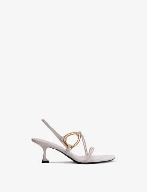 Proenza Schouler Hoop Slingback Sandals - Cream