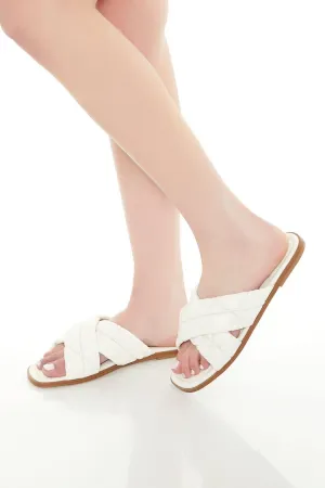 Quilted Crisscross Sandals